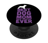 Cool Cute Bulldog Francés/Frenchie - Best Dog Mom Ever PopSockets PopGrip Adhesivo