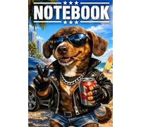Cool Dachshund Notebook: Funny Journal for Kids, Teens & Adults | Cute Beach Puppy for Writing Notes, School, Work & Daily Planning | 6x9 Lined Pages