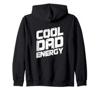 Cool Dad Energía Divertido Día del Padre Estilo Humor Sudadera con Capucha