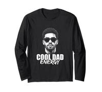 Cool Dad Energía Moderno Elegante Padre Vibes Manga Larga