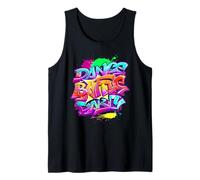 Cool Dance Graffiti Splash Battle Party Art Graphic Design Camiseta sin Mangas