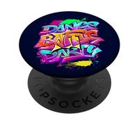 Cool Dance Graffiti Splash Battle Party Art Graphic Design PopSockets PopGrip Adhesivo
