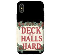 Cool Deck The Halls Hard Lema Carcasa para iPhone X/XS