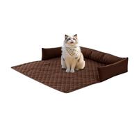 Cool Dog Bed for Summer, Washable Pet Cushion, Soft Cooling Blanket, Breathable Fabric, Lightweight Build, Non-Slip Base, Easy Care, Perfect for Cat, Puppy, Cage, Couch, Car, Indoor, Outdoor,120x75cm