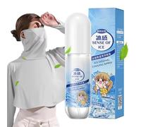 Cool Down Body Mist: Manzanilla De 100 Ml, Refrigerante Infundido, Agente Refrescante En Aerosol Para Telas, Rociador Refrescante De Acción Rápida, Ambientador Para Ropa En Climas Cálidos | Adecuado P