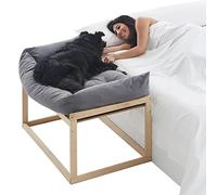 Cama elevada para Perro y Gato antiestrés. Colecho Junto a tu Mascota (3 Alturas). Ideal para Mascotas Grandes, Medianas y pequeñas. Savannah CoolDreams
