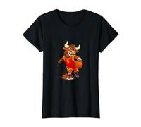 Cool Dribbling Basketball Player Sports Graphic Art Camiseta gráfica económica, Mujer, Negro, S