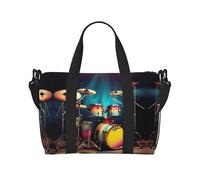Cool Drums Set - Bolsas de viaje para mujer, bolsas de viaje duraderas, bolsas de gimnasio para viajes nocturnos