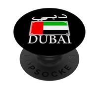 Cool Dubai Travel Souvenir Emiratos Árabes Unidos Arte PopSockets PopGrip Adhesivo
