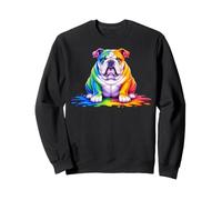 Cool English Bulldog Art for Men Women Kids English Bulldog Sudadera