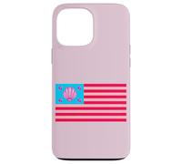 Cool Fancy Abstract Pink USA Flag Illustration Graphic Carcasa para iPhone 13 Pro MAX