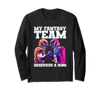 Cool Fantasy Team merece un anillo para los amantes del deporte Manga Larga