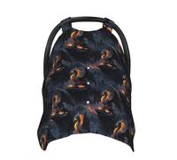 Cool Fire Mountain Dragon A Print - Fundas de asiento de coche para bebé, funda de lactancia transpirable, funda de lactancia, fundas para cochecito, toldo multiusos para asiento de coche, artículos