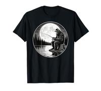 Cool Fishing Fisherman Bigfoot Sasquatch, Big Foot Fishing Camiseta