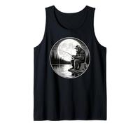 Cool Fishing Fisherman Bigfoot Sasquatch, Big Foot Fishing Camiseta sin Mangas