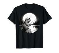 Cool Fishing Fisherman Capybara Rodents, Capybara Fishing Camiseta