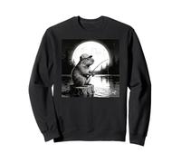 Cool Fishing Fisherman Capybara Rodents, Capybara Fishing Sudadera