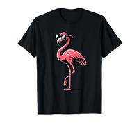 Cool Flamingo in Sunglasses Men Women Kids Camiseta