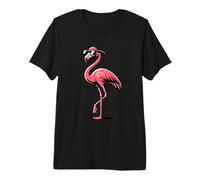 Cool Flamingo in Sunglasses Men Women Kids Camiseta Premium