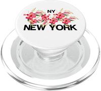 Cool Floral New York City, New York City Graphic Design PopSockets PopGrip para MagSafe