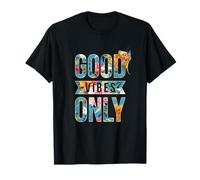 Cool Floral Summer Vibes Only Quotes Inspirational Quotes Camiseta