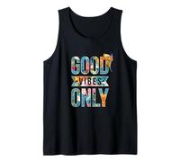 Cool Floral Summer Vibes Only Quotes Inspirational Quotes Camiseta sin Mangas