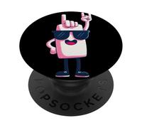Cool Foam Finger Rock Hand Sign Mascot Graphic Gafas de Sol PopSockets PopGrip Adhesivo