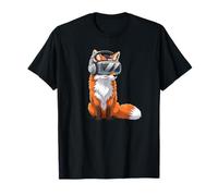 Cool Fox Gamer en Realidad Virtual Camiseta