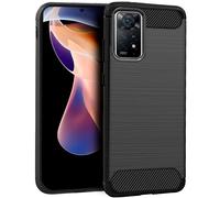 Cool Funda Carbón Negra para Xiaomi Redmi Note 11 Pro/Note 11 Pro 5G
