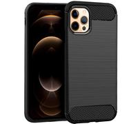 Cool Funda Carbón Negro para iPhone 12 Pro Max