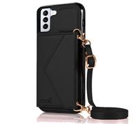 Funda tipo cartera para Samsung G990 Galaxy S21 (negra) - COOL