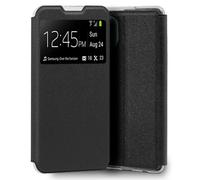 COOL Funda compatible con XIAOMI MI 11 LITE ⋆ MI 11 LITE 5G ⋆ Flip cover con tapa magnética ⋆ Ventana frontal ⋆ Color negro ⋆ Protección funcional y discreta ⋆ Envío desde España