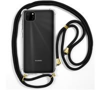 Funda con Cable Negro Huawei Y5p - COOL
