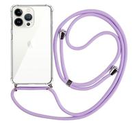 Funda para iPhone 13 Pro con cable violeta - COOL