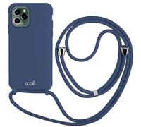 Cool Funda Cordón Liso Marino para iPhone 14 Pro