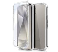 Cool Funda de Silicona 3D Frontal + Trasera Transparente para Samsung Galaxy S24 Ultra