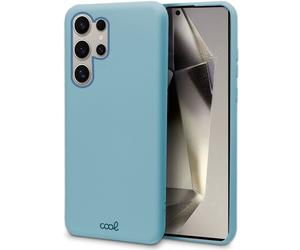 Cool Funda de Silicona Flexible Celeste para Samsung Galaxy S24 Ultra
