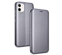 Cool Funda Flip Cover Elegance Plata para iPhone 12 Mini