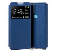 Cubierta de libro para Realme C21 Plain (Azul) - COOL