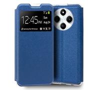 Cool Funda Flip Cover Liso Azul para Xiaomi Redmi 14C / POCO C75