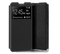 Cool Funda Flip Cover Liso Negra para ZTE Blade V40 Vita/Blade A72