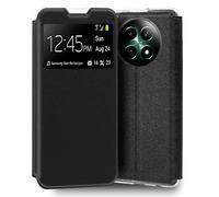 Cool Funda Flip Cover Liso Negro para Realme 12 5G/12x 5G