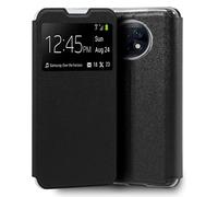 Cool Funda Flip Cover Liso Negro para Xiaomi Redmi Note 9T