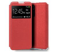Cool Funda Flip Cover Liso Rojo para Xiaomi Poco M4 Pro 5G/ Redmi Note 11S 5G