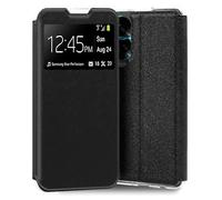 Funda Cool Flip Cover para Huawei Honor 90 Lite Polipiel Liso Negro