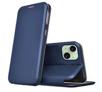 Funda Cool Flip Cover para iPhone 15 Plus Elegance Polipiel Marino