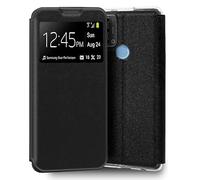 Cool Funda Flip Cover para ZTE Blade A53 Pro Liso Polipiel Negro