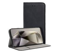 Cool Funda Flip Cover Tipo Libro Liso Negro para Samsung Galaxy S24 Ultra