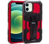 Cool Funda Hard Clip Roja para iPhone 12/12 Pro