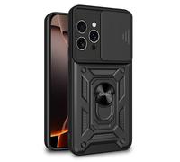 Cool Funda Hard Ring Negra para iPhone 16 Pro Max